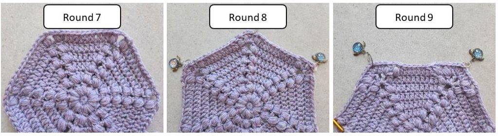 this is a photo of crochet hexagon pattern free made by gootie