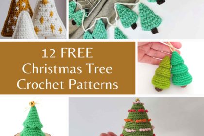 how to crochet christmas tree free pattern-min