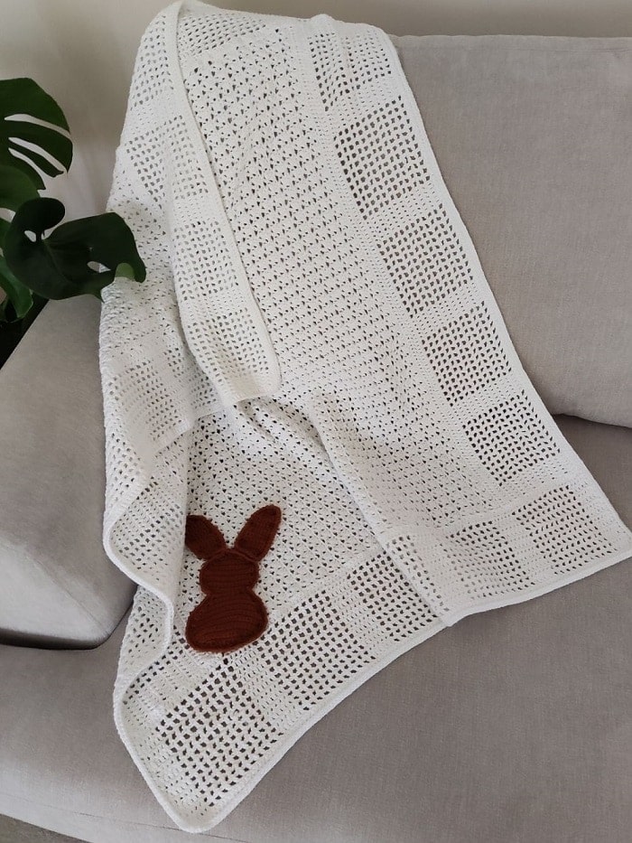 lacy Crochet Blanket pattern free