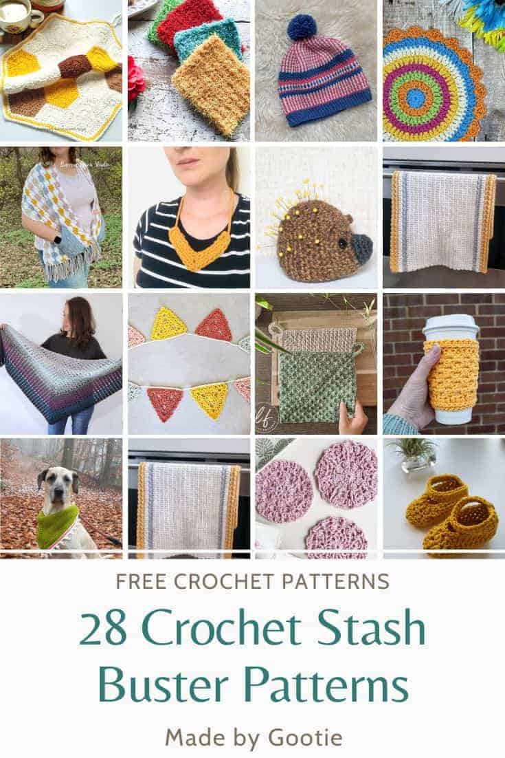 free crochet stash buster patterns