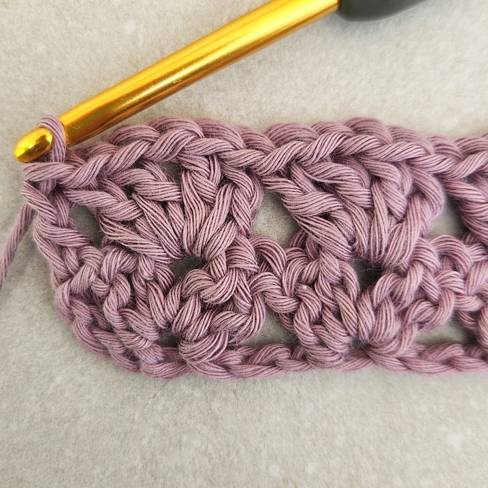 how to crochet the iris stitch