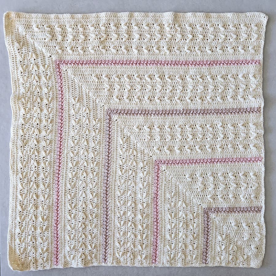 butterflies baby blanket crochet pattern made by gootie
