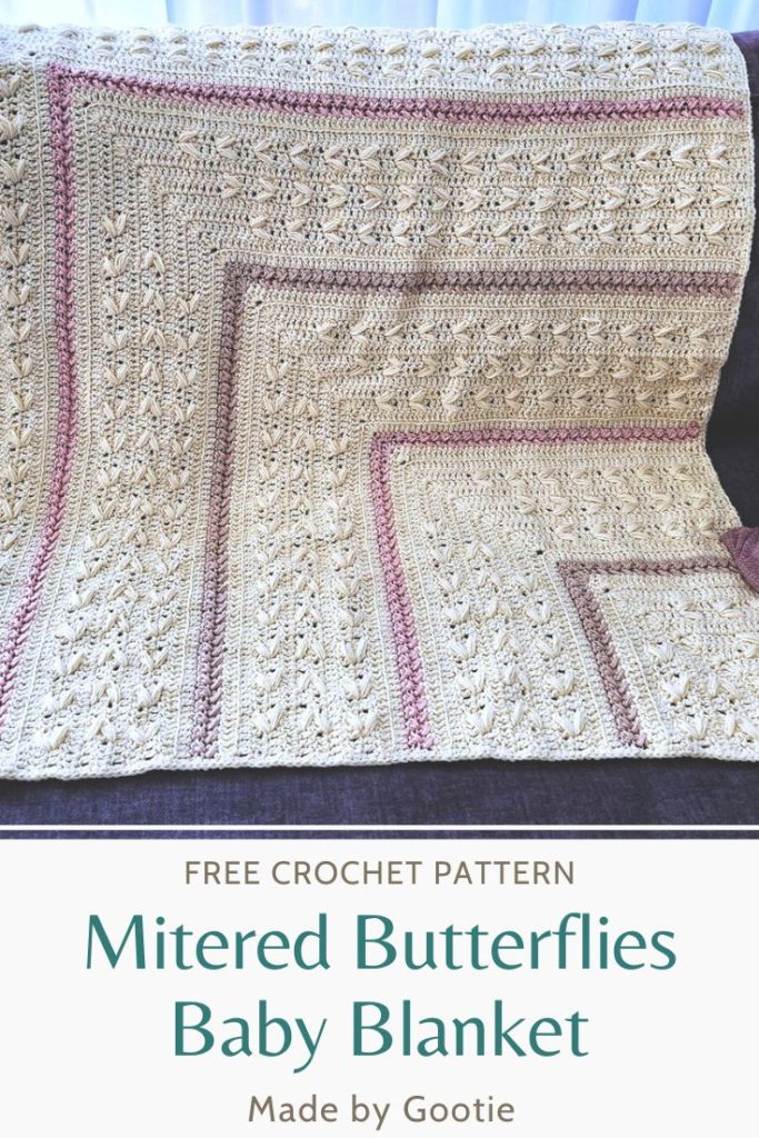 butterfly crochet blanket pattern free made by gootie