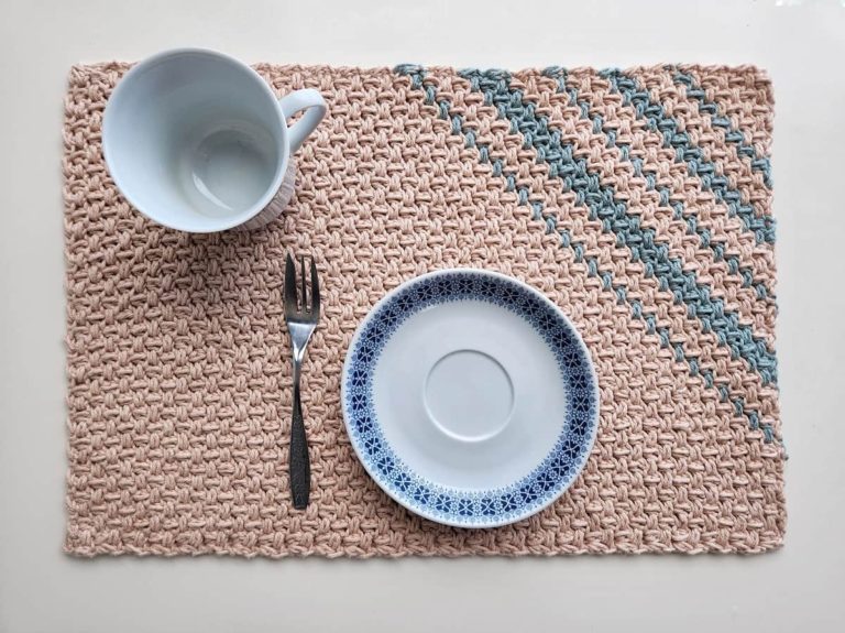 this is a photo of Free crochet rectangle placemat patterns