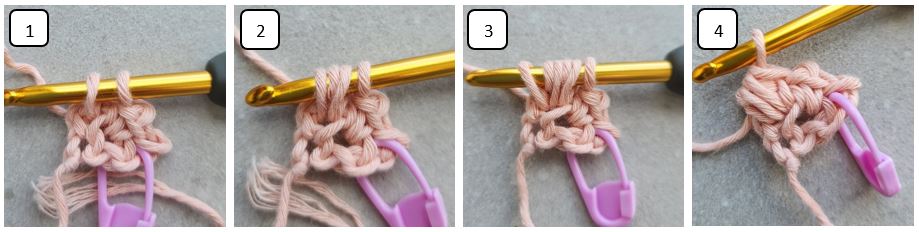 how to crochet the bean stitch
