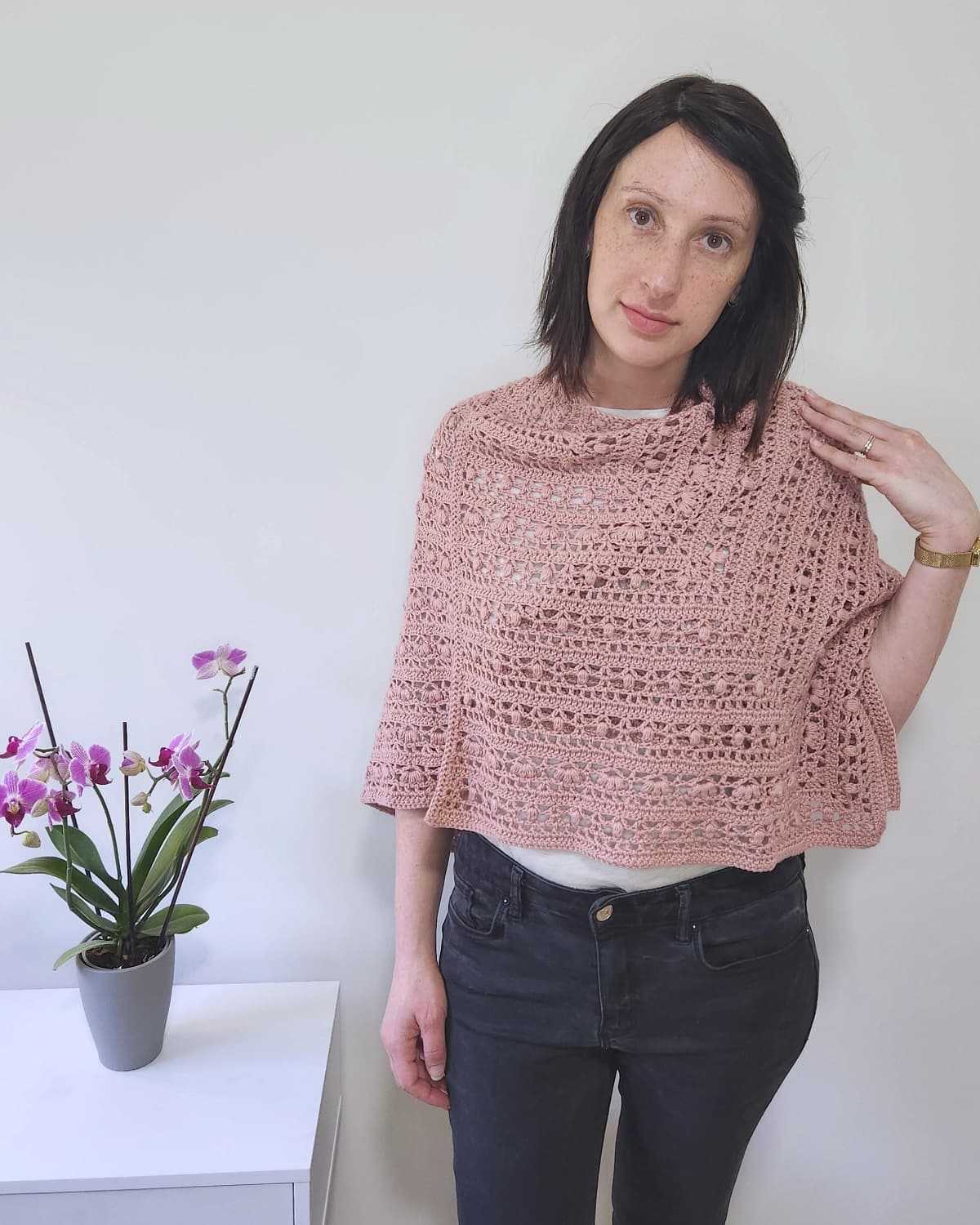 crochet lace shawl pattern for summer