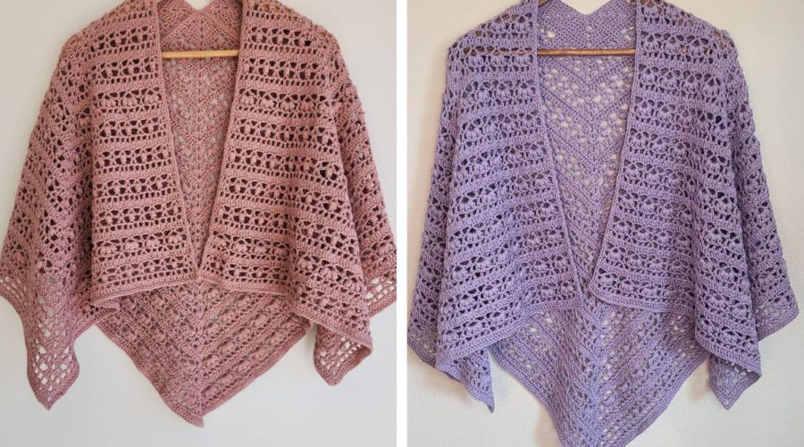 summer shawl crochet pattern free