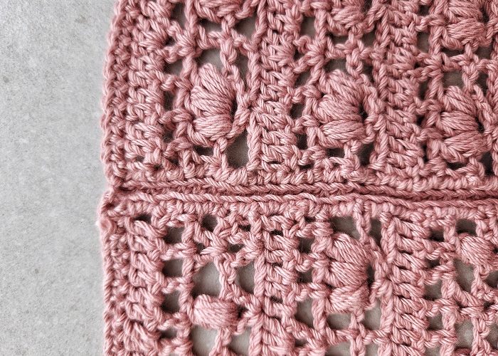 how to join crochet pieces with slip stitch