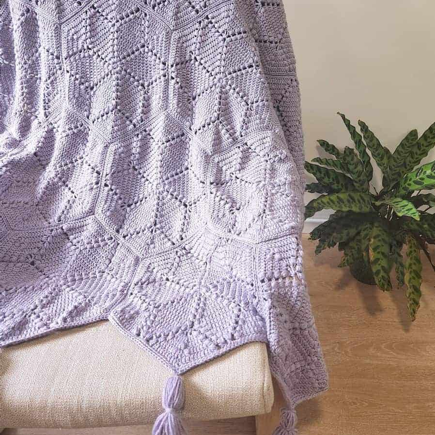 crochet hexagon blanket patterns free