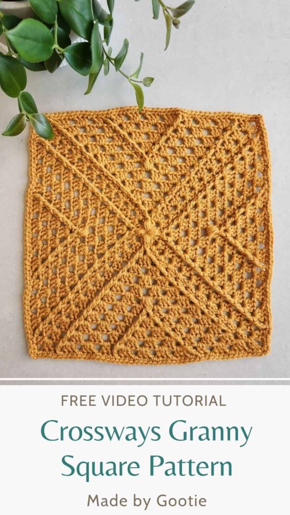 how to crochet flower granny square