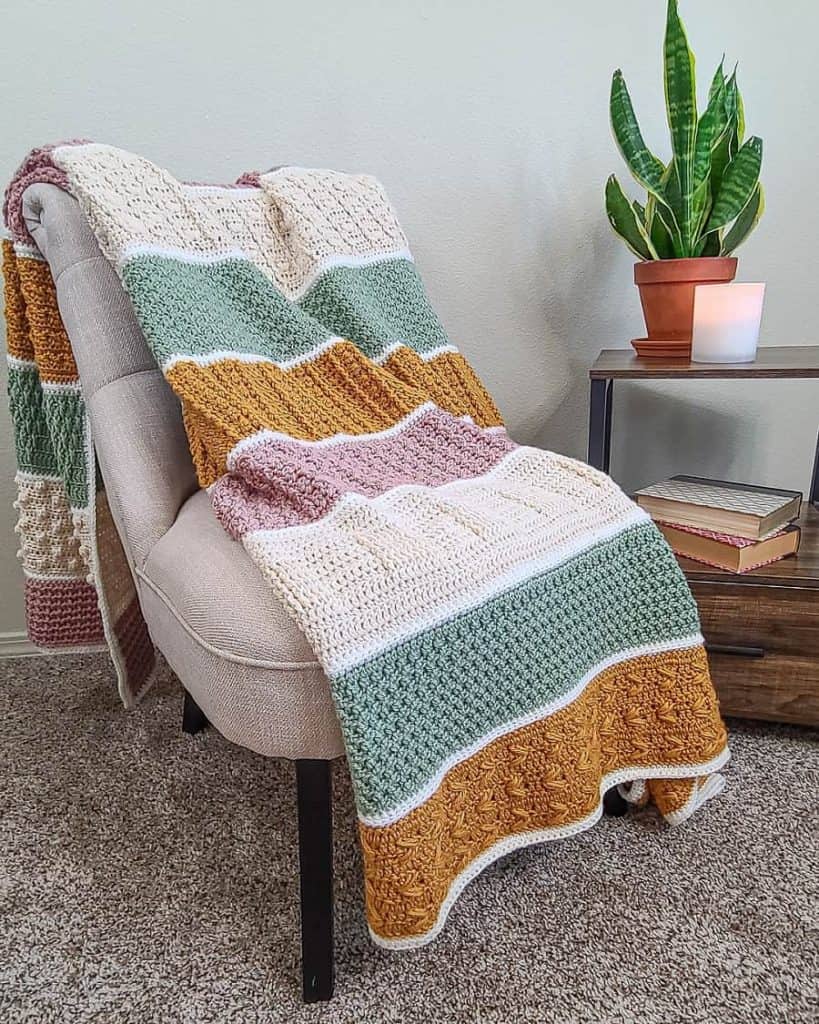 this is a photo textured crochet blanket patterns free