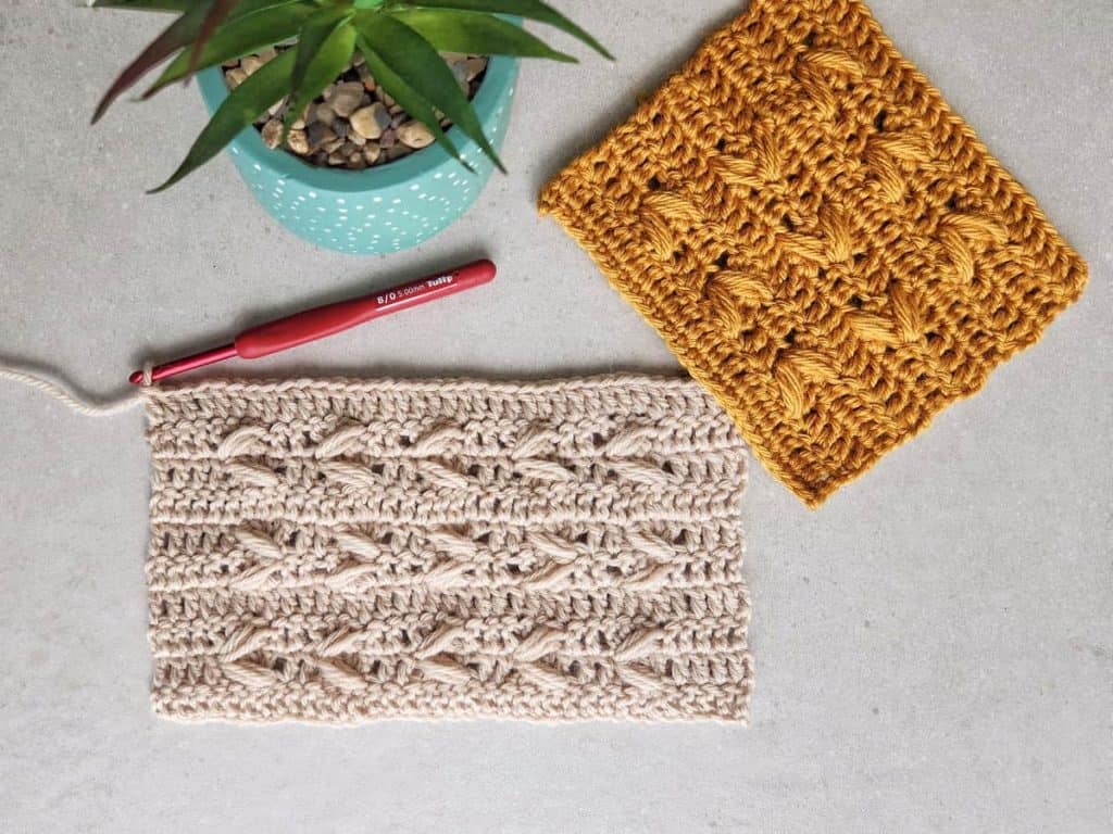 this is a photo of types of crochet stitches with pictures