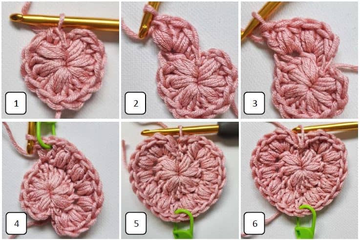 crochet heart patterns free