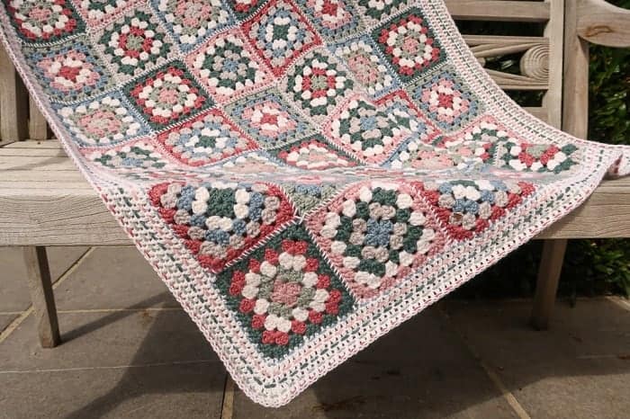 granny square crochet blanket pattern free