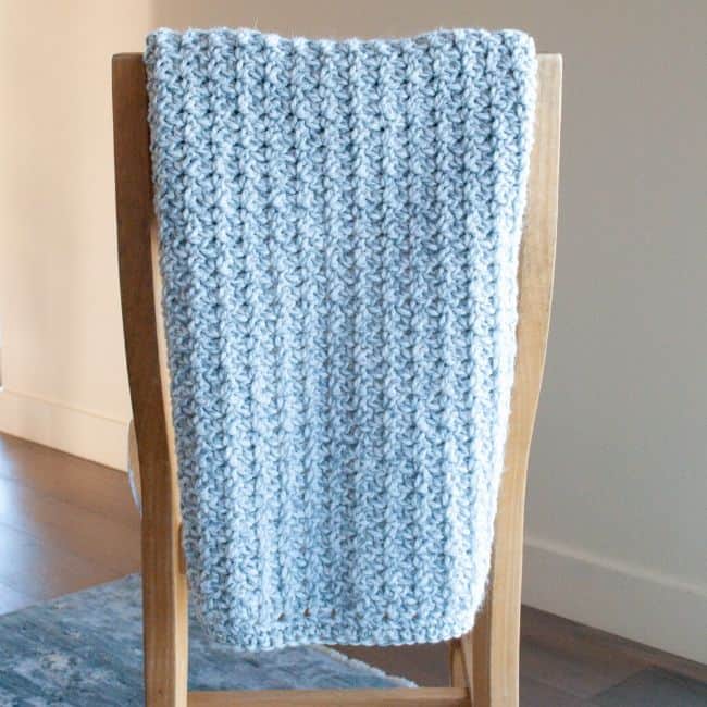 how to crochet a baby blanket step by step