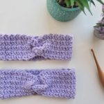Crochet twist headband pattern made by gootie