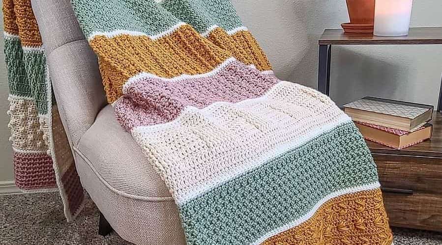 textured crochet blanket patterns free - Copy