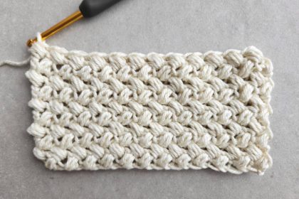 crochet bean stitch for beginners