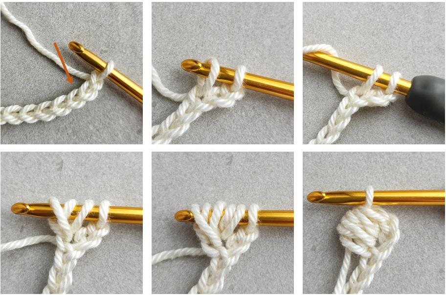 how to crochet the bean stitch photo tutorial