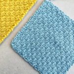 lemon peel stitch dishcloth crochet pattern