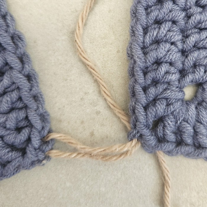 how to crochet the mattress stitch