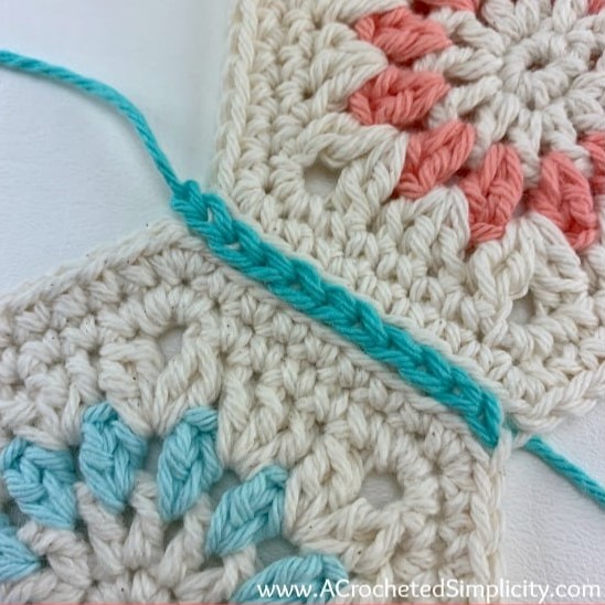 Slip-Stitch-Seam for crochet