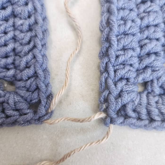 how to connect granny squares