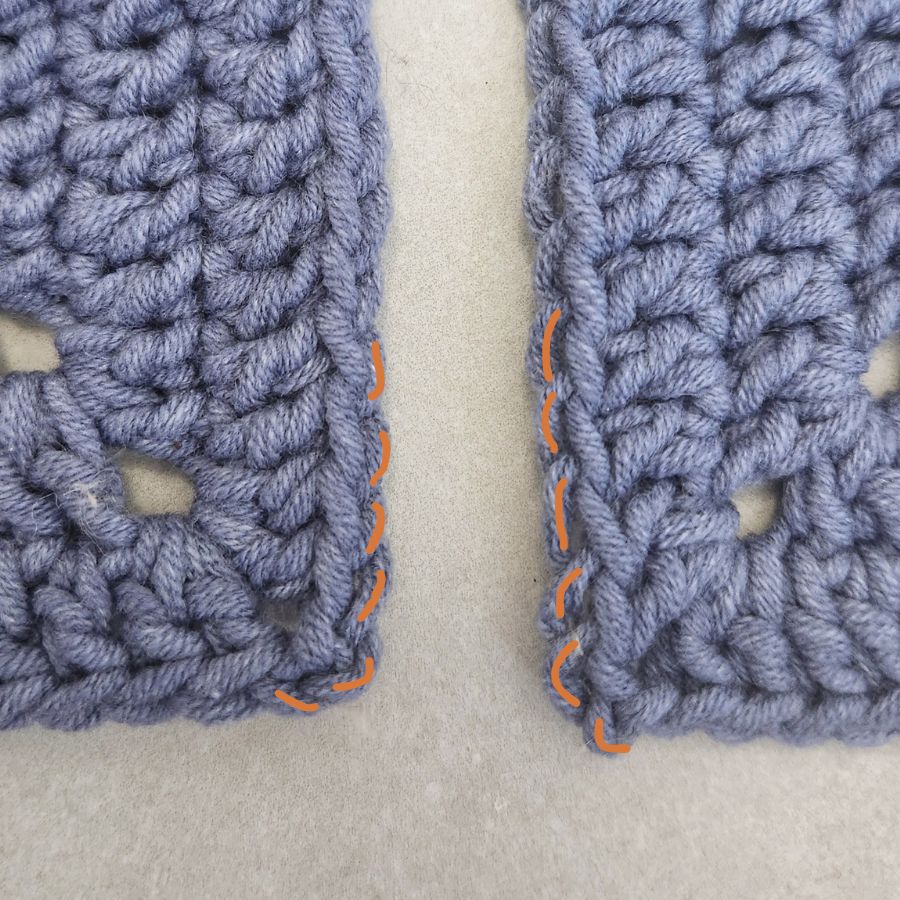 how to find the back loop in crochet