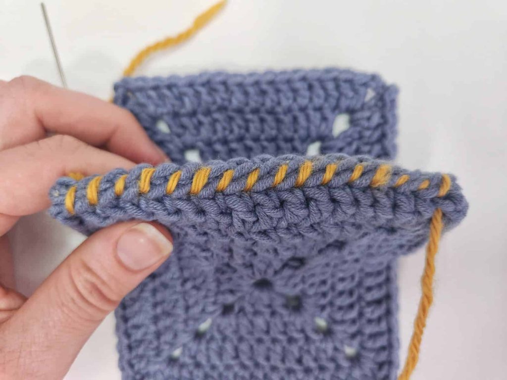how to whip stitch in crochet