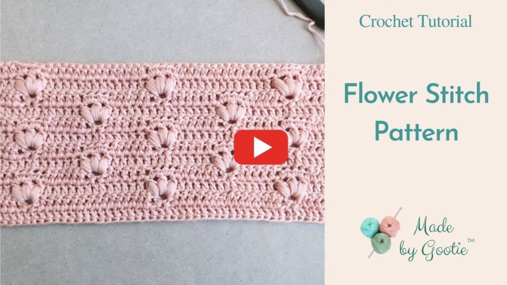 beautiful crochet stitch for blankets made by gootie