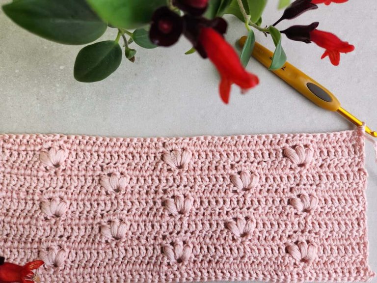 crochet flower stitch free pattern made by gootie