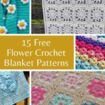 free crochet flower blanket patterns made by gootie