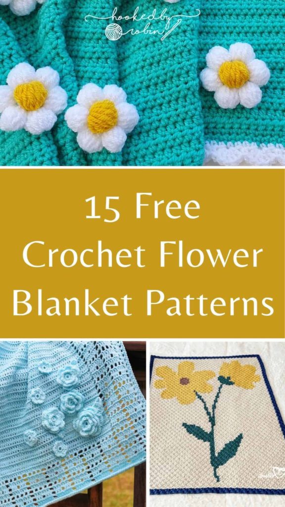 how to crochet a flower blanket