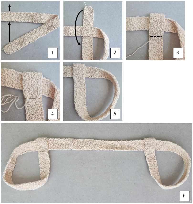 how to sew a yoga mat strap