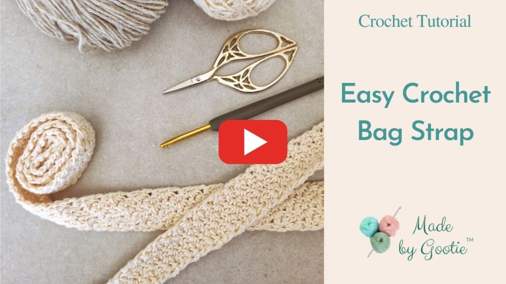 simple crochet strap pattern made by gootie