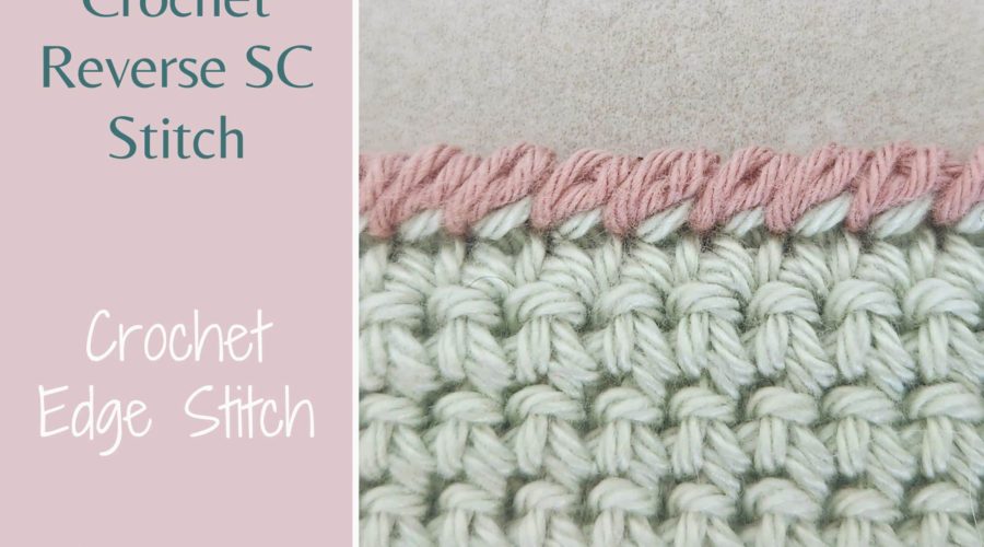 Crab stitch crochet border made by gootie