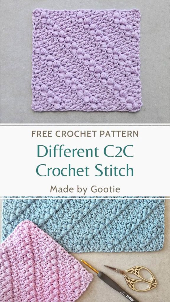 How to crochet a dishcloth