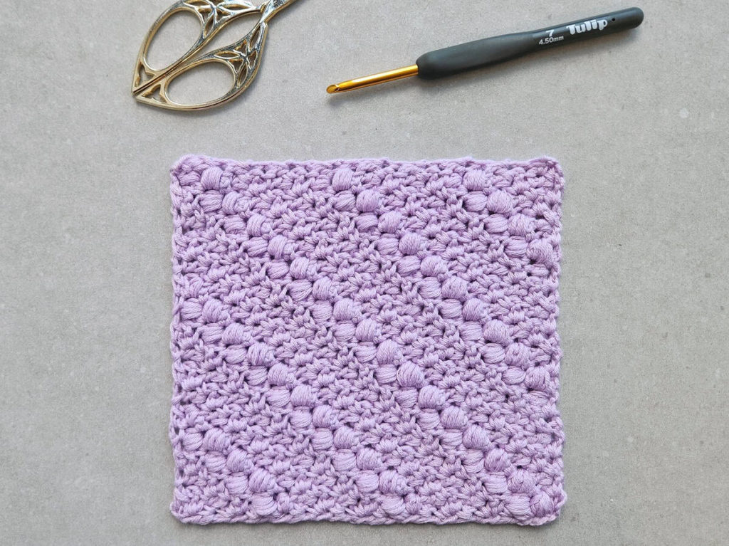 easy crochet dishcloth pattern made by gootie