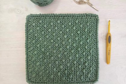 free crochet washcloth pattern made by gootie