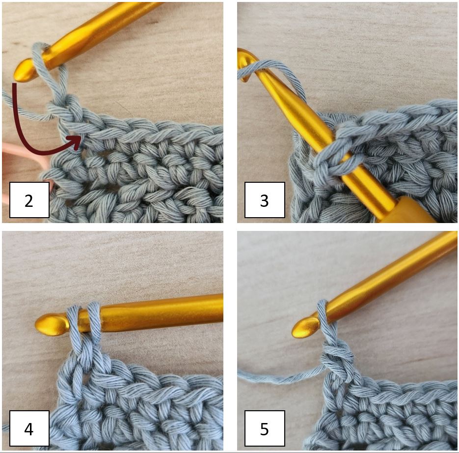 how to crochet the crab stitch made by gootie 2