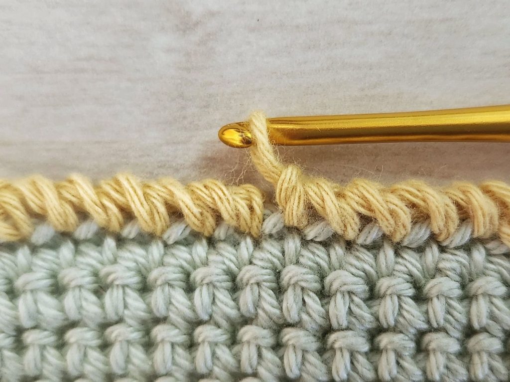 how to join the twisted single crochet stitch made by gootie