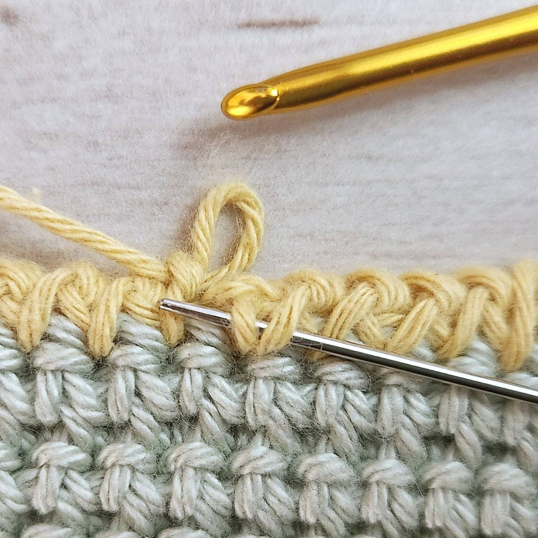 joining the alternative crab stitch crochet