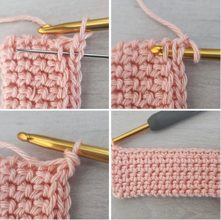 thick crochet stitches made by gootie