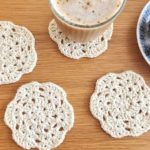 free crochet coasters pattern made by gootie