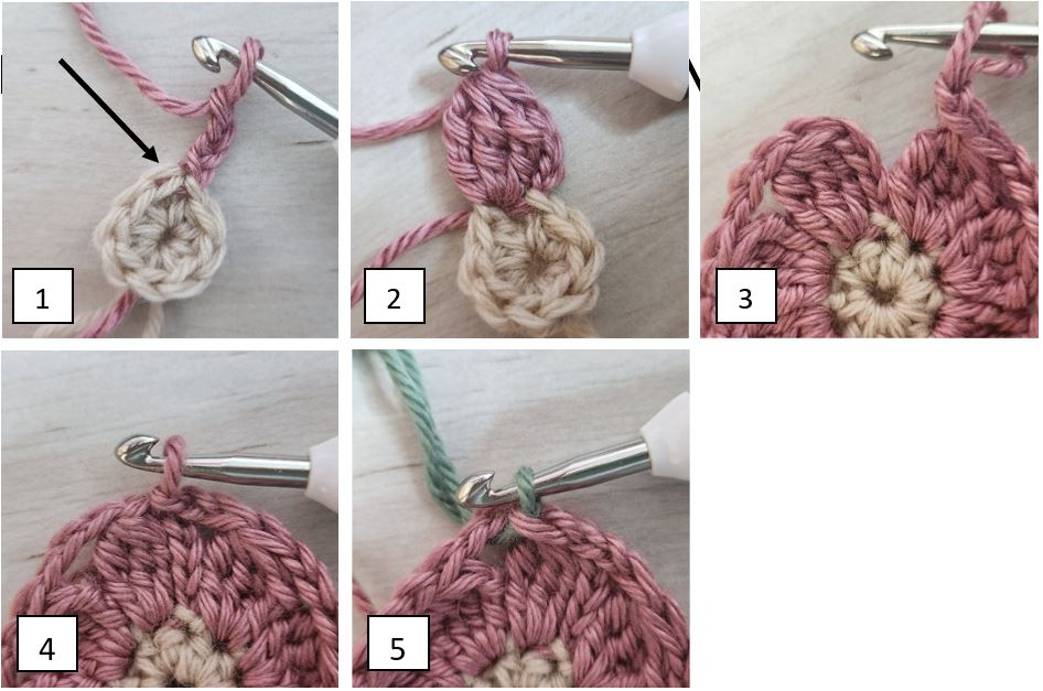 how to crochet a flower made by gootie