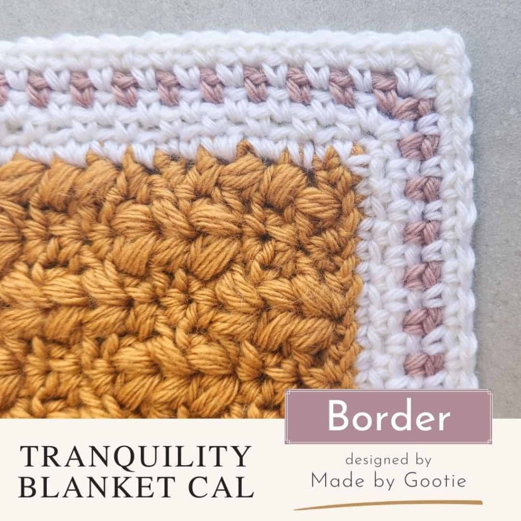 Tranquility CAL - Border crochet instructions