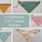 different c2c stitches made by gootie_1