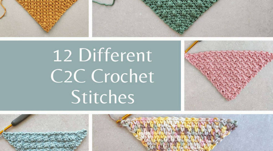 different c2c stitches made by gootie_1