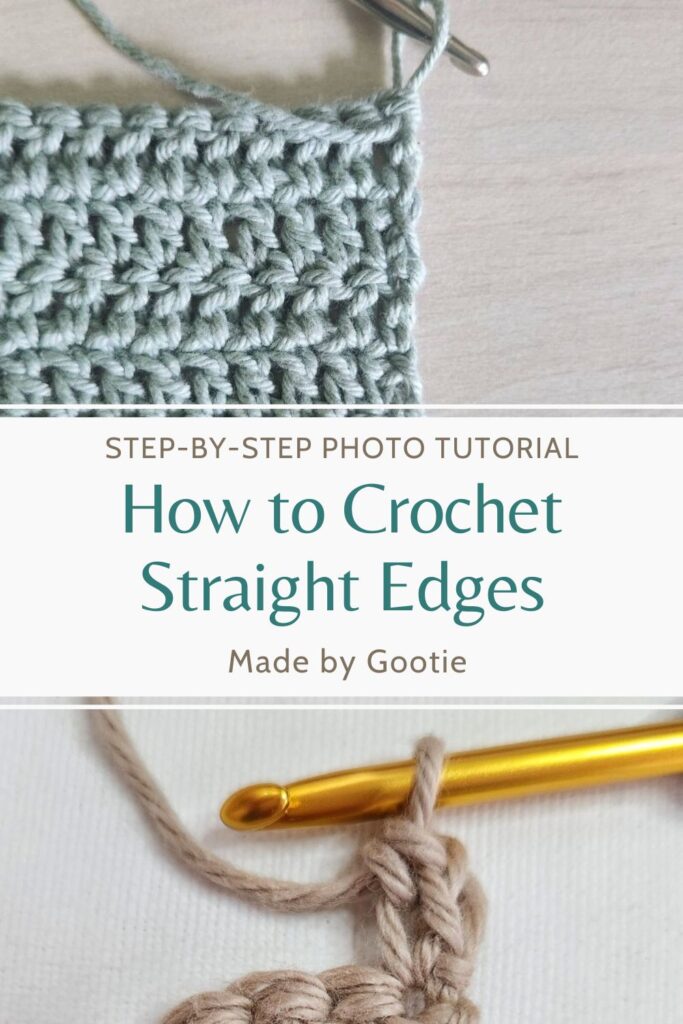 how to crochet straight edges made by gootie