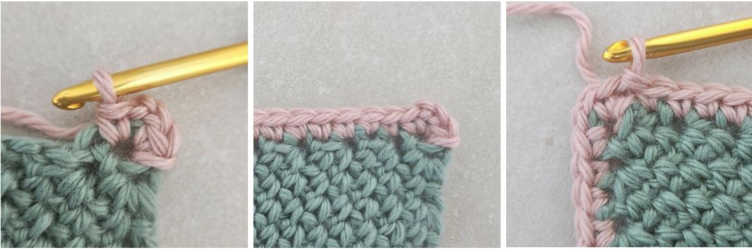 single crochet border made by gootie